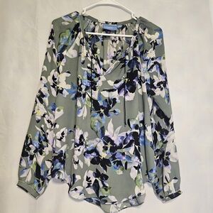 Simply Vera By Vera Wang Floral Print Women's Top Small